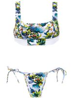 Amir Slama printed bikini set - Blanc