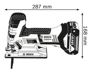 Bosch Accu decoupeerzaag GST 18V-Li S Professional decoupeerzaag Accu en oplader niet inbegrepen