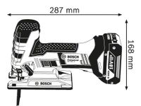 Bosch Accu decoupeerzaag GST 18V-Li S Professional decoupeerzaag Accu en oplader niet inbegrepen - thumbnail