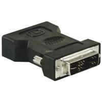 Goobay adapter dvi-i > vga (zwart, dual-link)