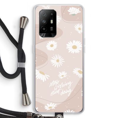 Daydreaming becomes reality: Oppo A94 5G Transparant Hoesje met koord