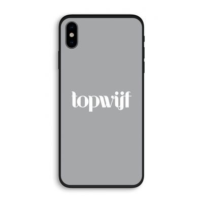 Topwijf Grijs Wit: iPhone XS Biologisch afbreekbaar hoesje