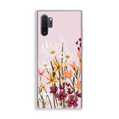 Painted wildflowers: Samsung Galaxy Note 10 Plus Transparant Hoesje