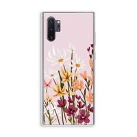 Painted wildflowers: Samsung Galaxy Note 10 Plus Transparant Hoesje