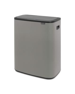 Brabantia Bo touch bin 2x30 liter mineral concrete grey