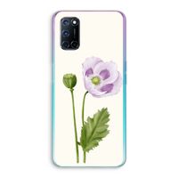 Purple poppy: Oppo A72 Transparant Hoesje