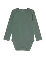 HEMA Romper Biologisch Stretch Katoen Groen (groen) - thumbnail