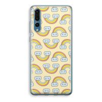 Regenboog: Huawei P20 Pro Transparant Hoesje Regenboog: Huawei P20 Pro Transparant Hoesje