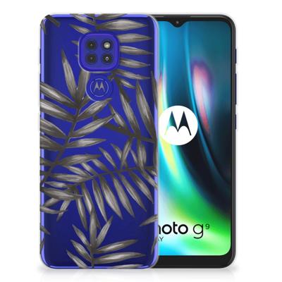 Motorola Moto G9 Play | E7 Plus | TPU Case | Leaves Grey Motorola Moto G9 Play | E7 Plus | TPU Case | Leaves Grey