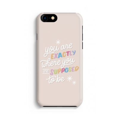 Right Place: iPhone 8 Volledig Geprint Hoesje