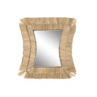Wandspiegel DKD Home Decor 62 x 4 x 70 cm Kristal Bali Jute