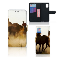 Samsung Galaxy A31 Telefoonhoesje met Pasjes Design Cowboy