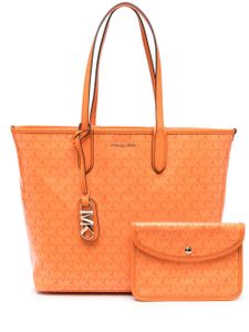 Michael Michael Kors sac cabas en toile à logo imprimé - Orange