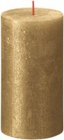 Bolsius shimmer rustiekkaars 130/68 goud