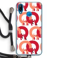 Dogs: Huawei P20 Lite Transparant Hoesje met koord