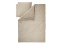 LIVARNO Mousseline dekbedovertrek 200 x 200 cm (Beige)