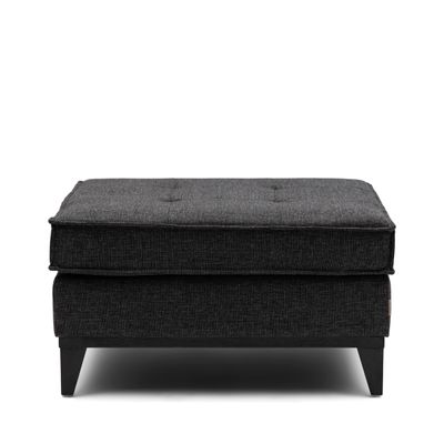 Rivièra Maison Hocker 'The Jake' Mélane Weave, kleur Carbon Rivièra Maison Hocker 'The Jake' Mélane Weave, kleur Carbon