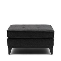 Rivièra Maison Hocker 'The Jake' Mélane Weave, kleur Carbon - thumbnail