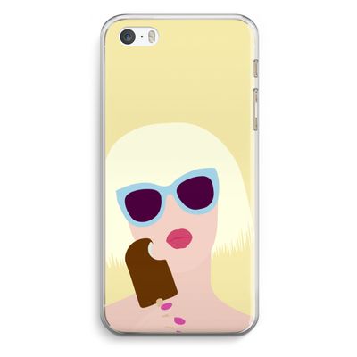 Ice cream: iPhone 5 / 5S / SE Transparant Hoesje