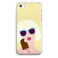 Ice cream: iPhone 5 / 5S / SE Transparant Hoesje
