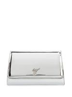 Giuseppe Zanotti pochette Cleopatra à design métallisé - Argent