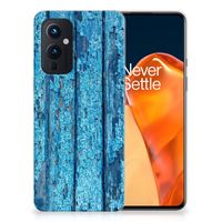 OnePlus 9 Bumper Hoesje Wood Blue - thumbnail