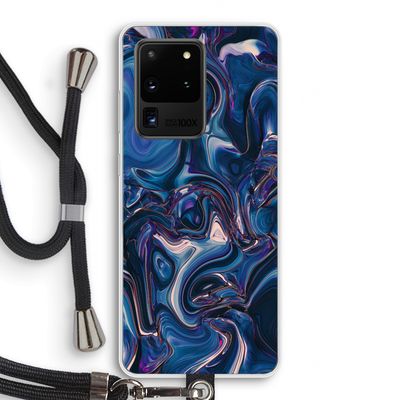 Mirrored Mirage: Samsung Galaxy S20 Ultra Transparant Hoesje met koord