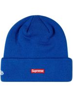 Supreme x New Era bonnet à logo S - Bleu