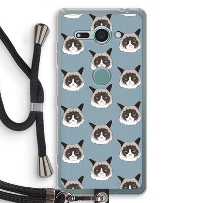 It's a Purrr Case: Sony Xperia XZ2 Compact Transparant Hoesje met koord