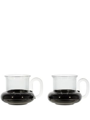 Tom Dixon lot de deux tasses à thé Bump - Noir