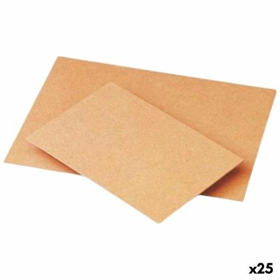 Tabla Faibo Bruin Vezel 30 x 40 cm Bord (25 Stuks)