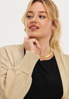 Yoek Cardigan METALLIC | Goud | Maat 50/52