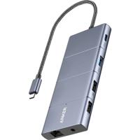 Anker 565 USB-C Hub (11-in-1) USB-C dockingstation Geschikt voor merk (dockingstation): Universeel Geïntegreerde kaartlezer