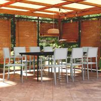 9-delige Tuinset wit