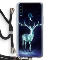 Nightbringer: Samsung Galaxy A20s Transparant Hoesje met koord