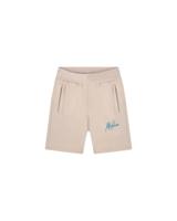 Malelions Zomer short jongens - taupe - Signature - gestreept