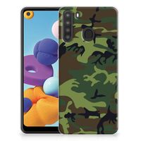 Samsung Galaxy A21 TPU bumper Army Dark - thumbnail