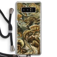 Haeckel Lacertilia: Samsung Galaxy Note 8 Transparant Hoesje met koord