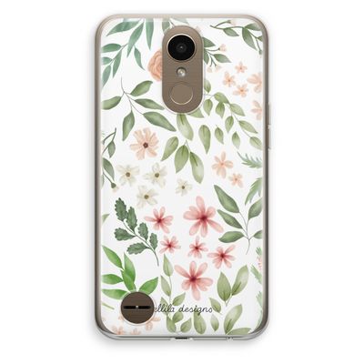 Botanical sweet flower heaven: LG K10 (2017) Transparant Hoesje