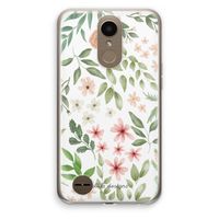 Botanical sweet flower heaven: LG K10 (2017) Transparant Hoesje