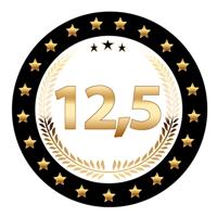Bierviltjes 12,5 - 25x stuks - zwart/goud - luxe - verjaardag/jubilea - feestartikelen Bierviltjes 12,5 - 25x stuks - zwart/goud - luxe - verjaardag/jubilea - feestartikelen