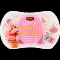 Jumbo Roomijs Aardbei Vanille 100 g
