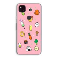 Happy bento friends: Google Pixel 4a 5G Transparant Hoesje