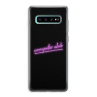 Vice Black: Samsung Galaxy S10 Plus Transparant Hoesje