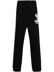 Y-3 pantalon de jogging à fleurs - Noir