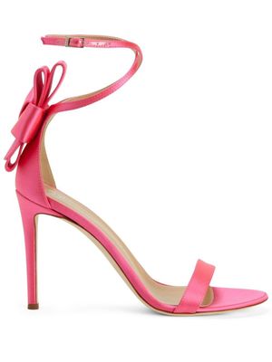 Giuseppe Zanotti sandales Jodene 105 mm à détail de nœud - Rose