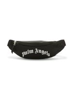 Palm Angels Kids sac banane à logo imprimé - Noir