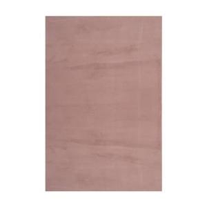 Interieur05 Rond Hoogpolig Vloerkleed Lux Oud Roze 160cm