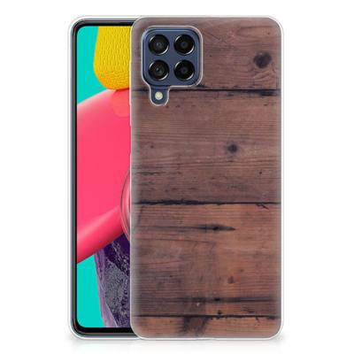 Samsung Galaxy M53 | Bumper Hoesje | Old Wood