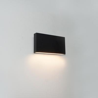 Wandlamp Artdelight BOX 1 Lichts LED 2700K Dimbaar Zwart